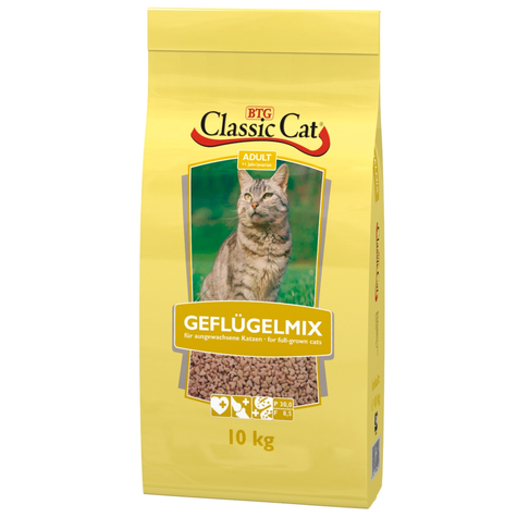 Classic Cat,Classic Cat Baromfi Mix 10 Kg