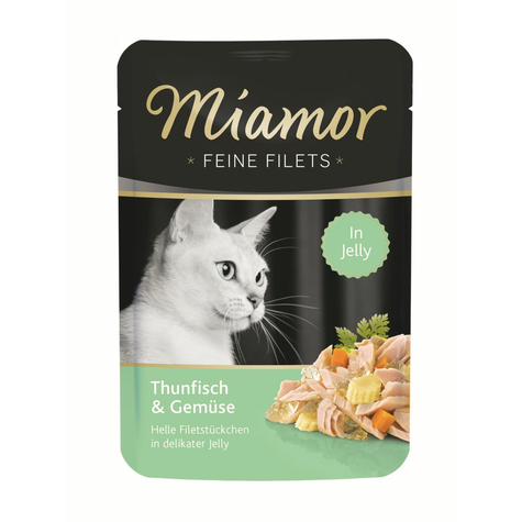 Finnern Miamor,Miamor Fillet Tuna-Vegetables 100gp