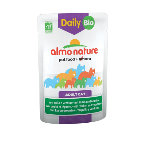 Almo Nature,An Napi Bio Csirke+Zöldség 70gp