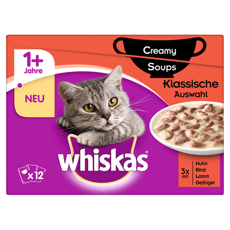 Whiskas,Whi.Creamy Klasszikus.Ausw. 12x85gp