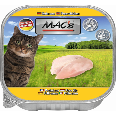 Mac's, Macs Macska Csirke Pure 85g