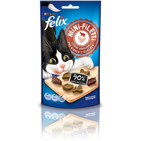 Nestle Cat,Fel.Mini-Filetti Csirke-Marha 40g