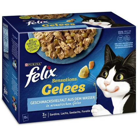 Nestle Cat,Fel Mp Sens.Zselés Víz 12x85gp