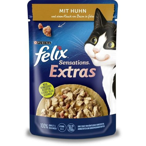 Nestle Cat,Fel Sens.Extra Csirke 85gp