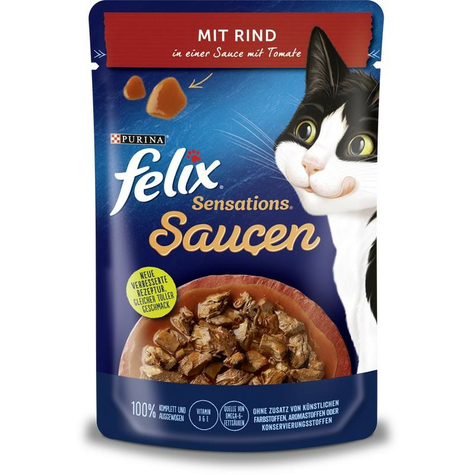 Nestle Cat,Fel Sens.Sauce Marhahús+Paradicsom 85gp