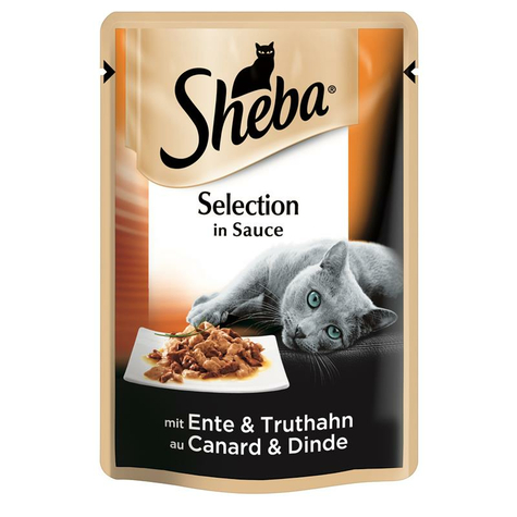 Sheba,She.Selec.Duck+Trut Sauce 85gp