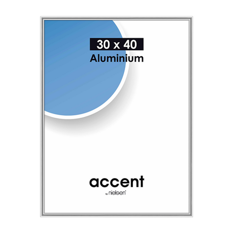 Nielsen Accent 30x40 Alumínium Ezüst 52423