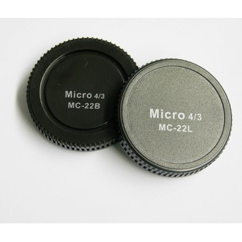 Pixel Objektív Hátsó Sapka Mc-22b + Test Sapka Mc-22l F Micro Four Thirds