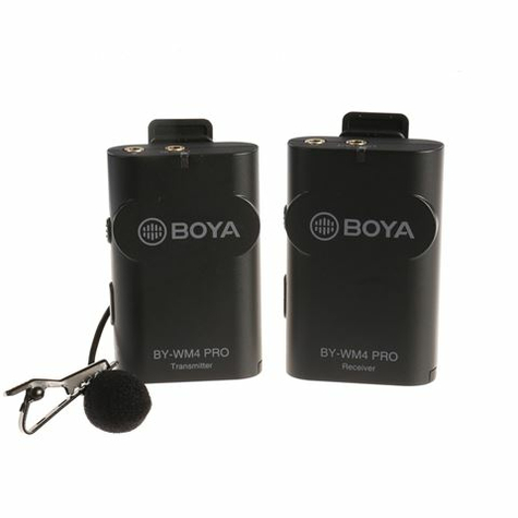 Boya 2,4 Ghz Dual Lavalier Mikrofon Vezeték Nélküli By-Wm4 Pro-K1