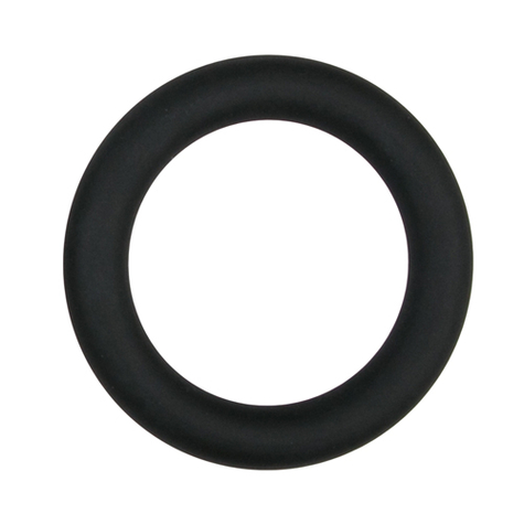 Péniszgyűrűk : Szilikon Kakasgyűrű Fekete Nagy