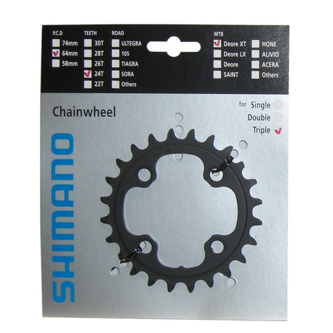 Lánckerék Shimano 24 Z. Lk 4x64mm