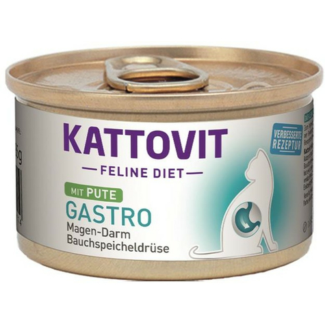 Kattovit Macska Diéta Gastro Pulyka - Gyomor-Bélrendszeri / Hasi Köpés