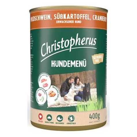 Christopherus Dog Menu -Adult - With Wild Boar, Sweet Potato