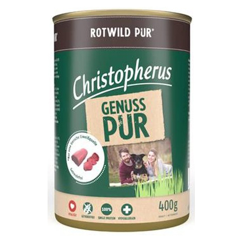 Christopherus Pure Red Deer 400g-Os Konzervdobozban