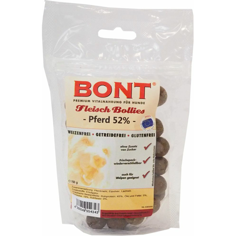 Bont Meat Bollies Horse And Egg 150g