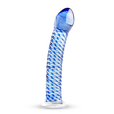 Vibrátor : Kék Bélésű Üveg Vibrátor