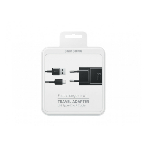 Samsung Gyorstöltő Adapter 15w 1x Usb, Fekete