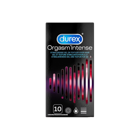 Óvszer : Durex Orgazmus Intenzív Óvszer - 10 Db Óvszer
