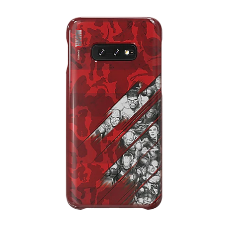 Samsung Gp G970 Marvel Smart Cover G970f Galaxy S10e Bosszúállók Képregények Piros Védőburkolat Tok Eredeti