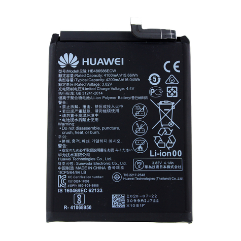 Huawei Hb486586ecw 4100mah Mate 30 Eredeti Akkumulátor