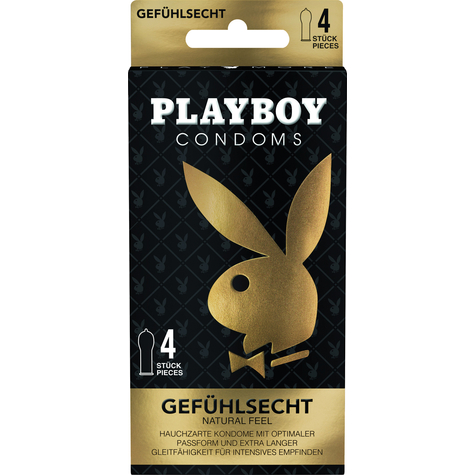 Playboy Óvszer Feel Real 4db