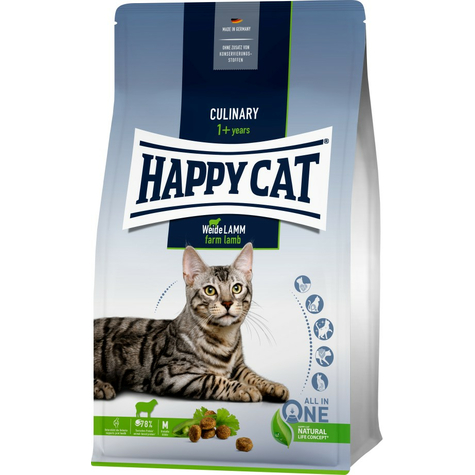 Happy Cat Kulináris Felnőtt Legeltetéses Bárány 1,3 Kg