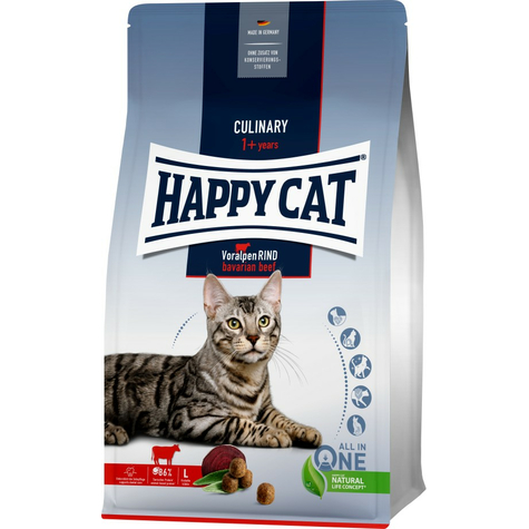 Happy Cat Culinary Adult Pre-Alpine Marhahús 1,3 Kg