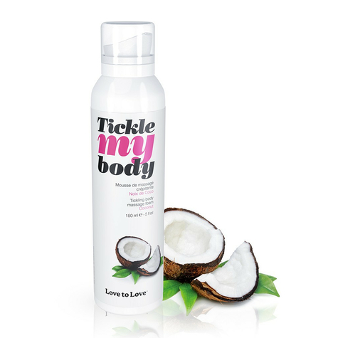 Love To Love Tickle My Body Massage Foam Coconut 150 Ml