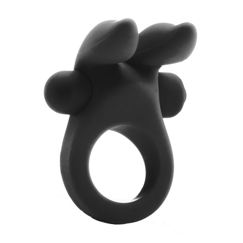 Péniszgyűrűk : Nyuszi Cockring - Fekete