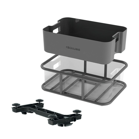 System Box Racktime Boxit Small 2.0 45,5x32x18cm, Fekete, 13ltr, Snapit 2.0, Racktime Racktime Boxit Small 2.0