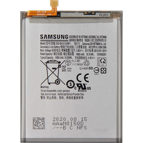Samsung Eb-Ba315 Lítium-Ion Akkumulátor A315f Galaxy A31 2020 5000mah