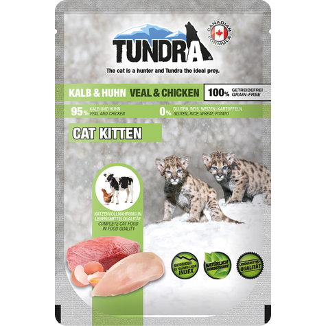 Tundra Cat Kitt Borjú+Csirke 85gp