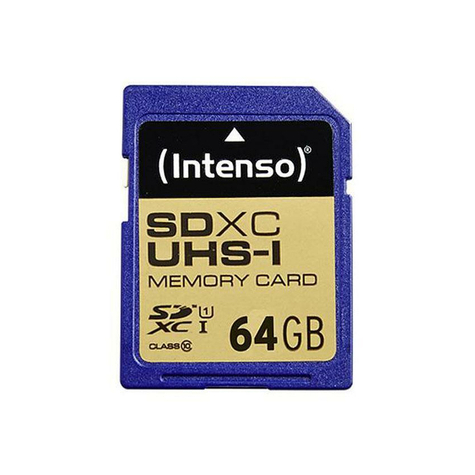 Sdxc 64gb Intenso Premium Cl10 Uhs-I Buborékcsomagolás
