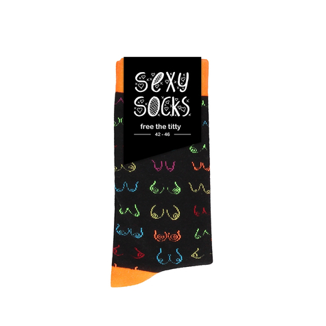 Sexy Socks - Free The Titty - 42-46
