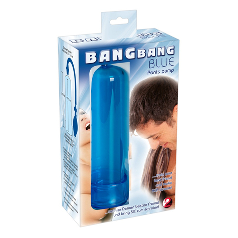 Bang Bang Blue Penis Pump Blue