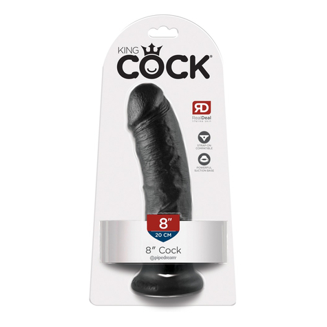 King Cock 8 Hüvelykes Fekete