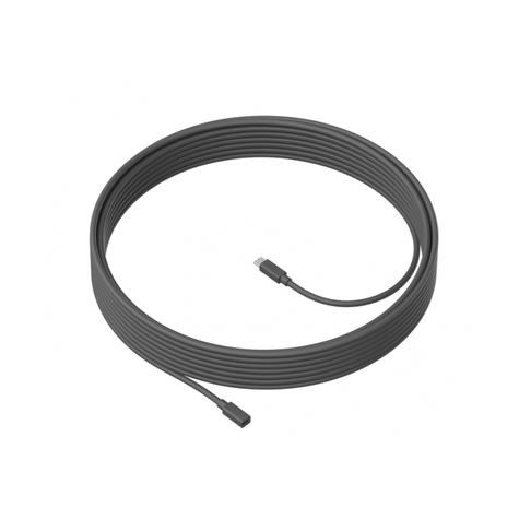 Logitech Meetup Mic Extension Cable Black 10 M 4.2 Mm 950-000005