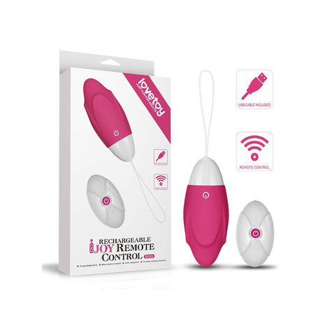Love Toy - Ijoy 2 - Egg Vibrator With Remote Control - Pink