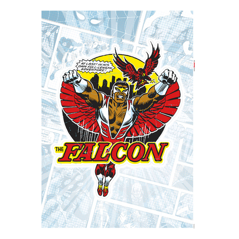 Fali Tetoválás - Falcon Comic Classic - Méret 50 X 70 Cm