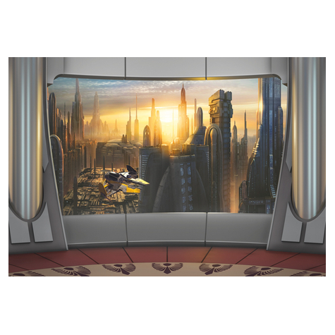 Fotó Háttérképek - Star Wars Coruscant View - Méret 368 X 254 Cm