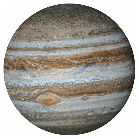 Öntapadós Nem Szőtt Tapéta/Fali Tetoválás - Jupiter - Méret 125 X 125 Cm