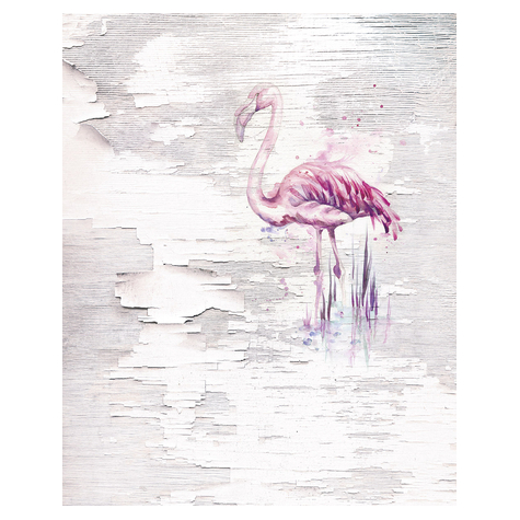 Fotó Háttérképek Gyapjú - Rózsaszín Flamingó - Méret 200 X 250 Cm