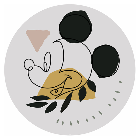 Öntapadós Nem Szőtt Tapéta/Fali Tetoválás - Mickey Modern Art - Méret 125 X 125 Cm