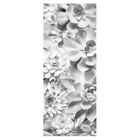 Fotó Háttérképek Gyapjú - Shades Black And White Panel - Mérete 100 X 250 Cm