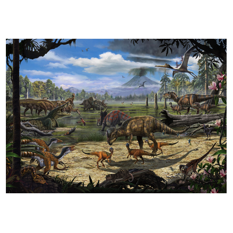 Fotó Háttérképek Gyapjú - Dinoszauruszok A Tengerparton - Méret 400 X 280 Cm