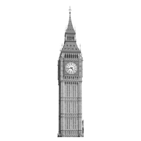 Fotó Háttérképek Gyapjú - Big Ben - Méret 50 X 250 Cm