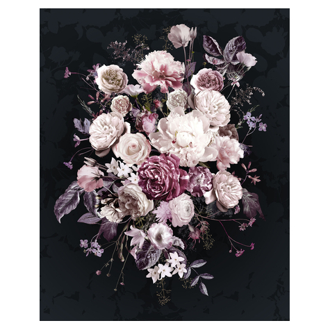 Fotó Háttérképek Gyapjú - Bouquet Noir - Méret 200 X 250 Cm