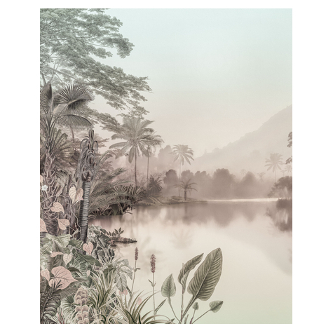 Fotó Háttérképek Gyapjú - Lac Des Palmiers - Méret 200 X 250 Cm