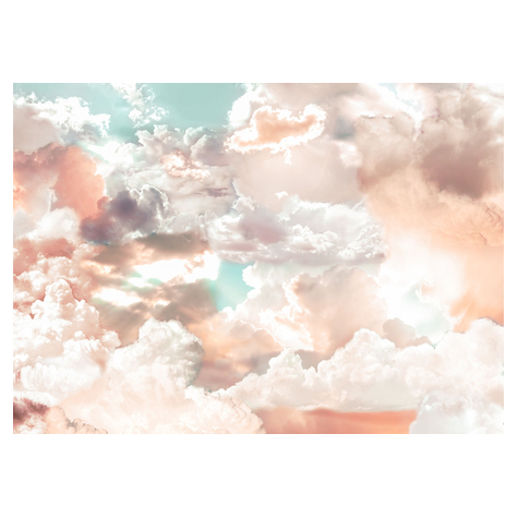 Fotó Háttérképek Gyapjú - Mellow Clouds - Méret 350 X 250 Cm