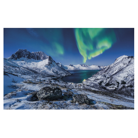 Fotó Háttérképek Gyapjú - I Love Norvégia - Méret 400 X 250 Cm